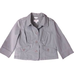 Talbots Petites Light Olive Green Stretch Jacket